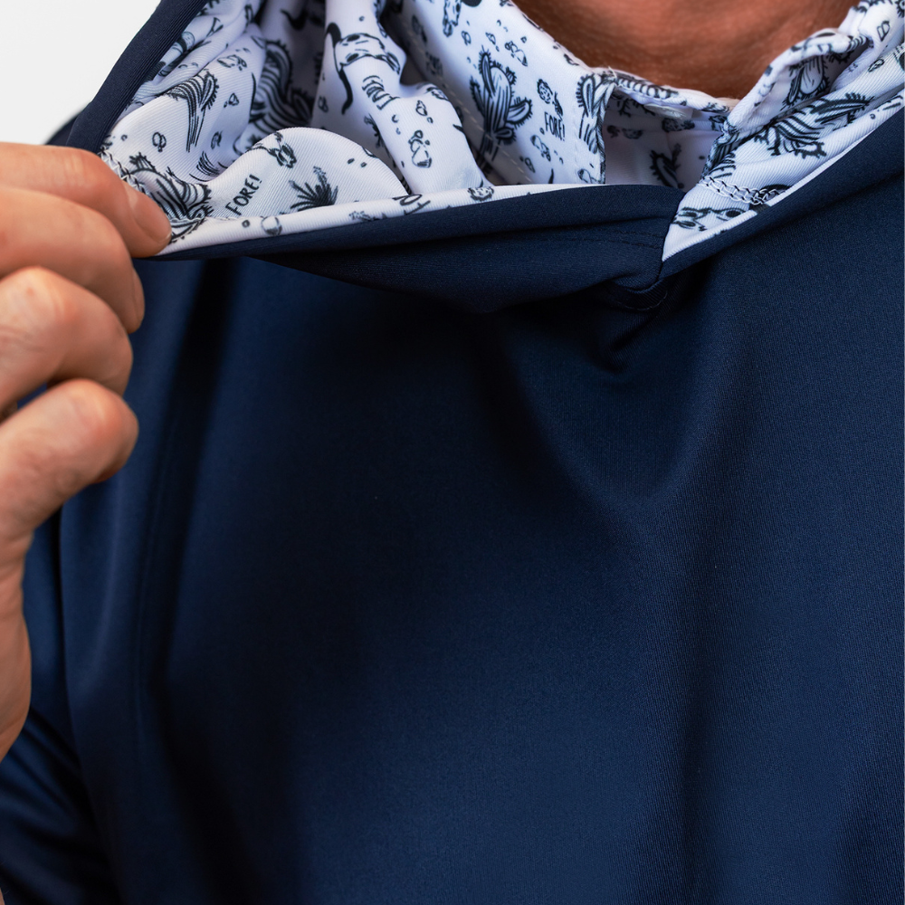 Desert Golf Hoodie Close Up