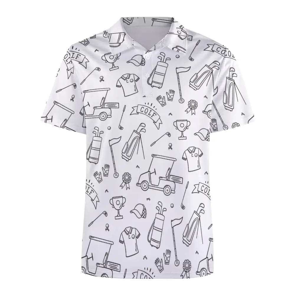 #THEDOODLE GOLF POLO