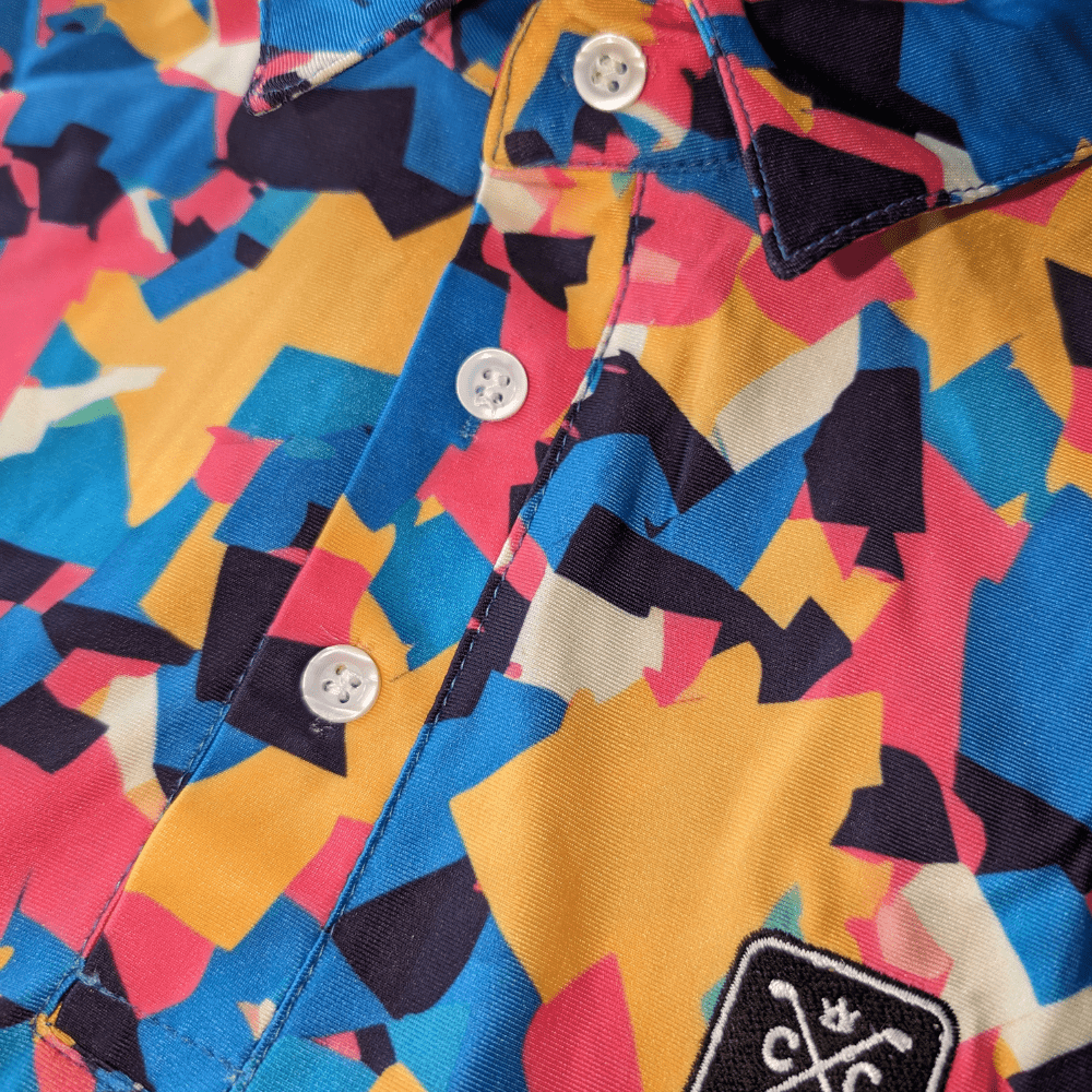 Ace Golf Polo shirt up close