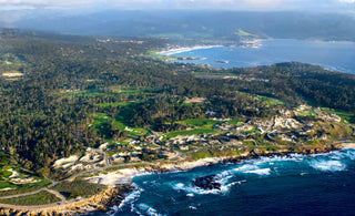 pebble beach golf club for a birdseye view