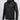 Black hoodie with a brand logo on a light gray background