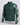 Green long-sleeve shirt with a brand logo on a light gray background