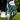 A close-up of a golf glove worn on a hand, holding a golf ball on a tee. The glove has a dark teal and green camouflage pattern with white trim and a white brand patch that reads 'Caddie Collection'.