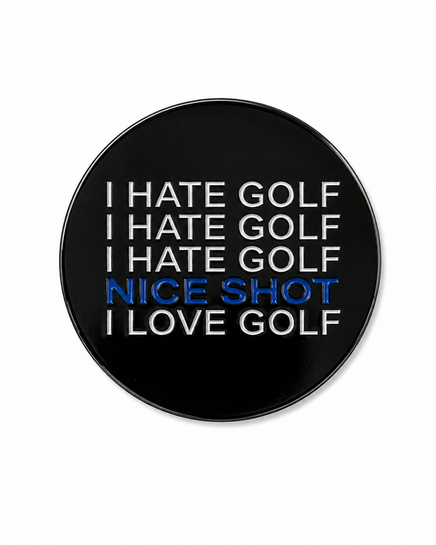 Love and Hate Golf Ball Marker