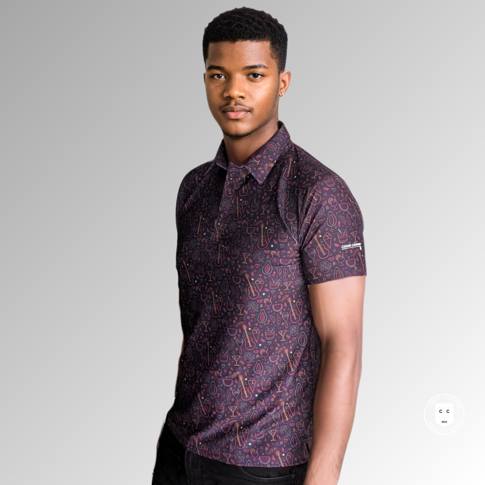 Fiesta Golf Polo on Male Model