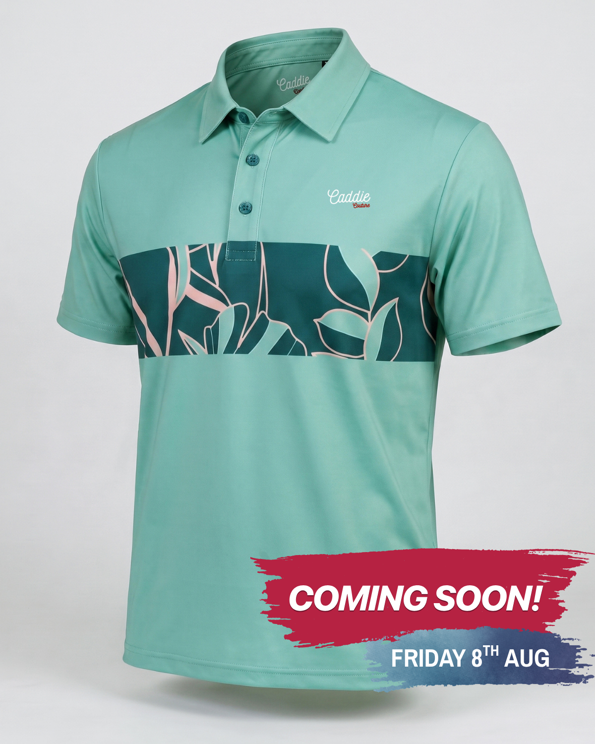 Lagoon Stripe Performance Polo