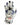 Glove with floral pattern and 'Caddie Couture' branding on a white background