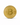 Gold Bitcoin coin on a white background