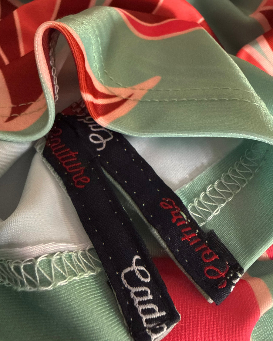 Caddie Couture golf polo detail
