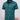 A short-sleeve polo shirt with a teal and green diagonal ikat pattern, featuring a dark collar and sleeve cuffs, and a white embroidered 'Caddie' logo on the chest.