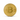 Gold Bitcoin coin on a white background
