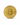 Gold Bitcoin coin on a white background