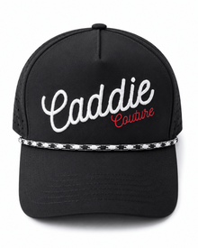 Black Caddie Cap - Caddie Couture
