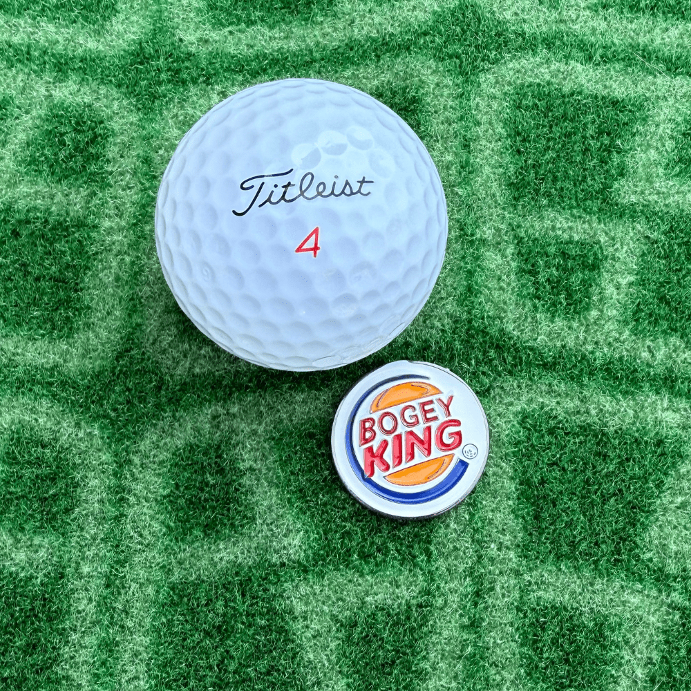 Novelty Golf Ball Marker Next to Golf Ball
