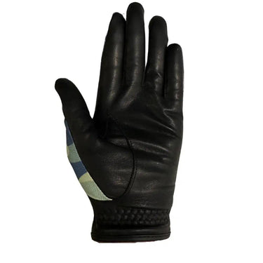 Camo Golf Glove Black leather open hand