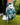 Golf glove with brand logo on a golf course