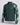 Green long-sleeve shirt with a brand logo on a light gray background