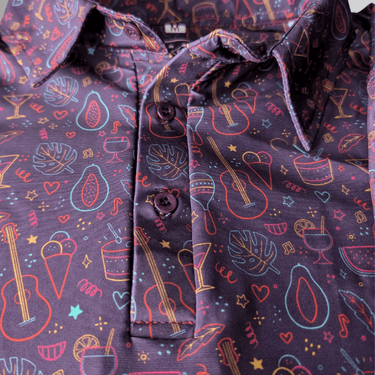 Fiesta Golf Polo Buttons