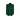Green jacket ball marker on a white background