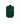 Green jacket ball marker on a white background