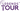 Logo of Legends Tour with a purple golf ball icon on a white background