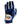 Blue and black patterned glove with 'Caddie Couture' label on a white background