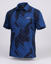 midnight geo performance golf polo mannequin
