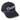 Navy blue cap with 'Caddie Couture' text on a white background