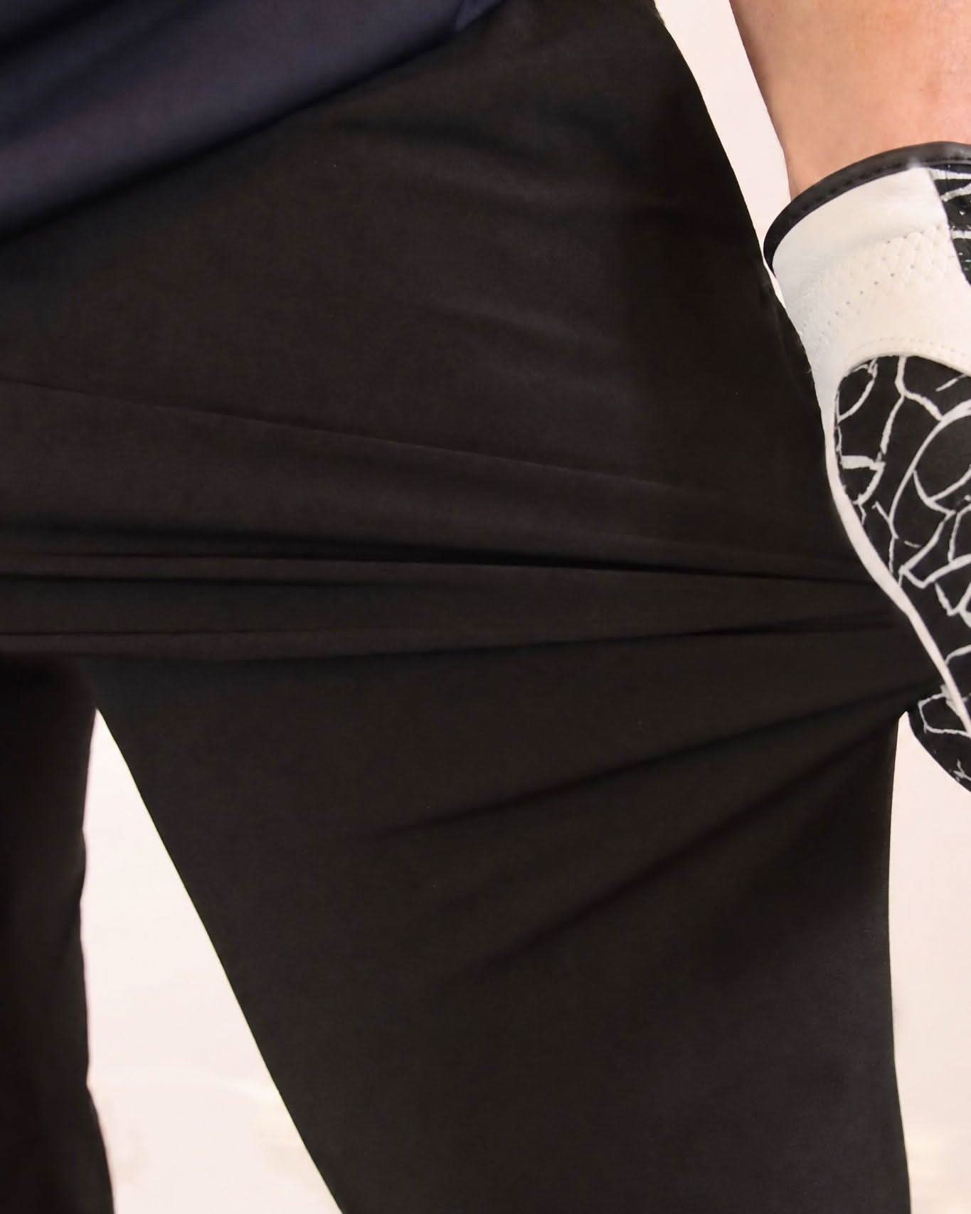 Signature Noir Joggers movement and stretch detail