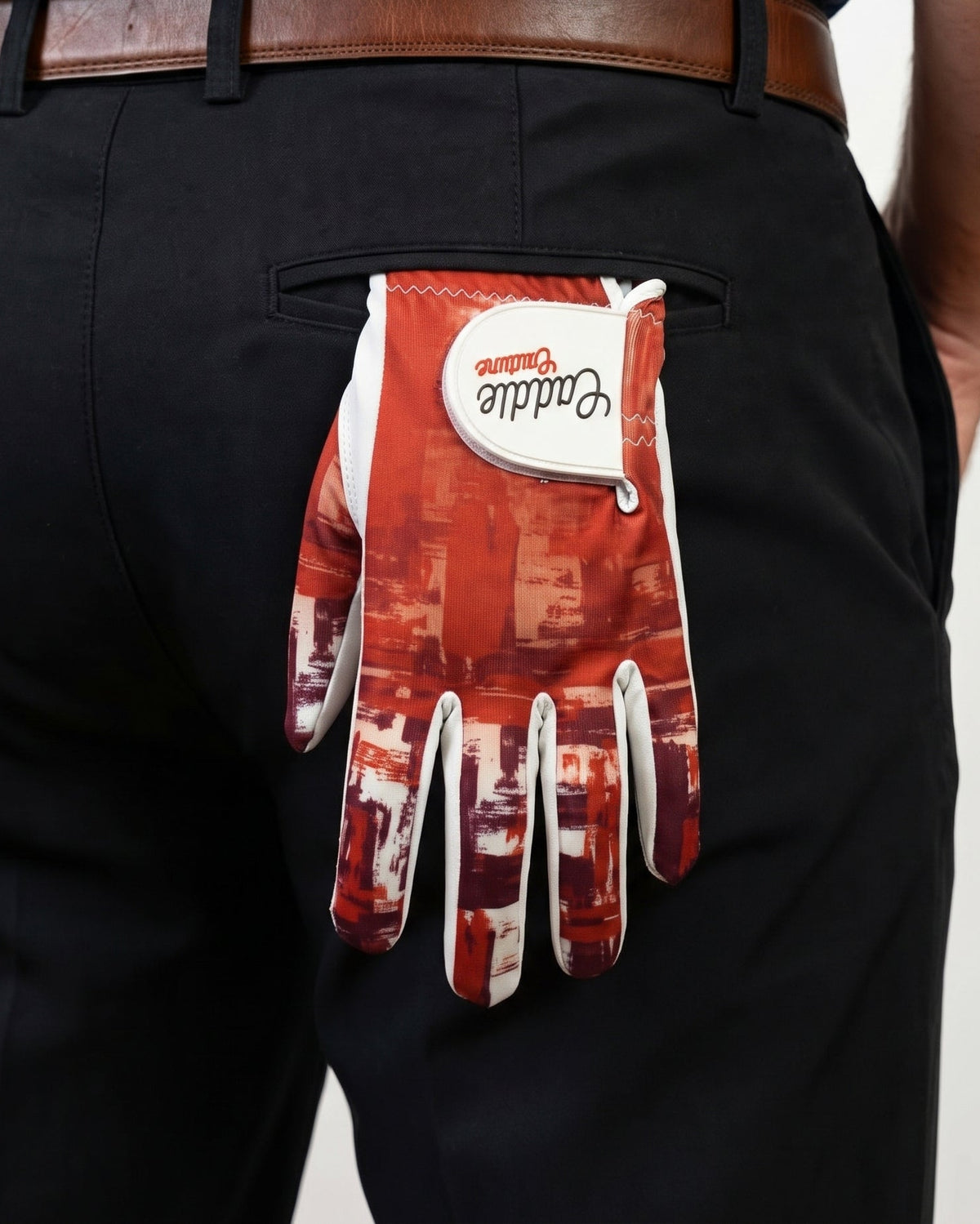 Scarlet Brush Golf Glove