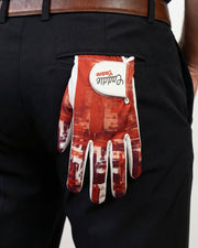 Scarlet Brush Golf Glove
