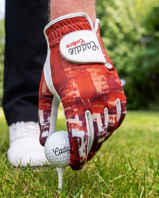 Scarlet Brush Golf Glove