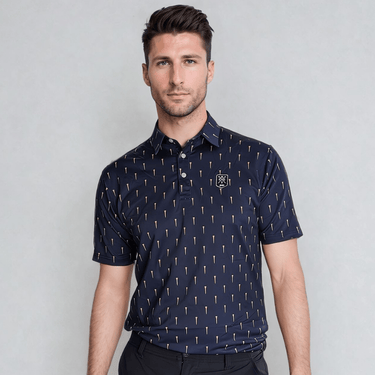 man wearing Tees Golf Polo