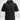 Black short-sleeve windbreaker shirt with signature pattern on the sides