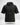 Black short-sleeve windbreaker shirt with signature pattern on the sides